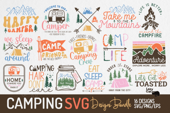 Camping SVG Design Bundle Review