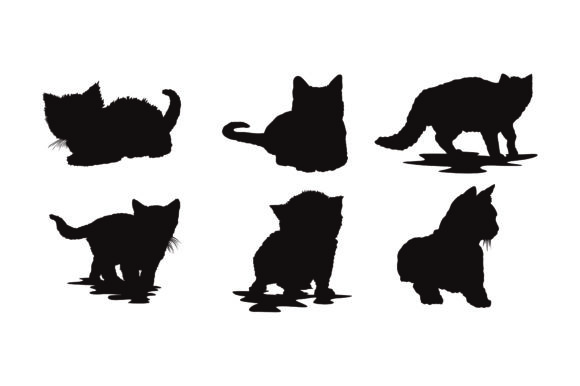 Cat and Kitten Silhouette Embroidery Design Review