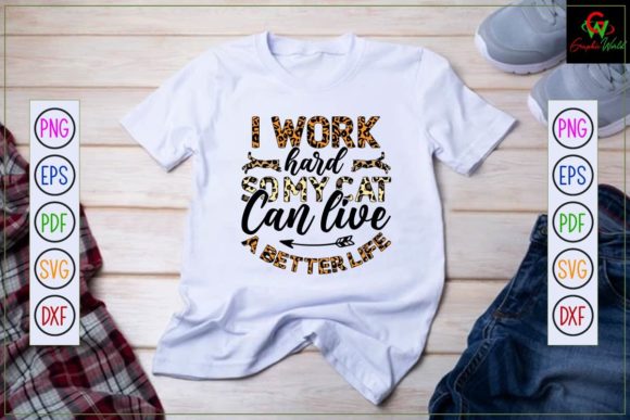 Cat Quote Embroidery for T-Shirts and More