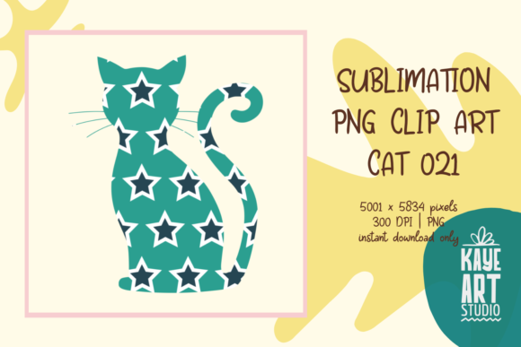 Cat Sublimation PNG Clip Art 021 Review