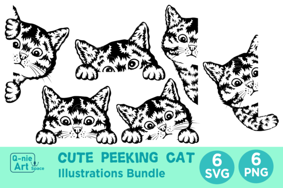 Cute Face Peeking Cat Embroidery Design Review