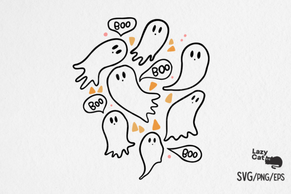 Cute Ghost Boo Halloween SVG Design Review