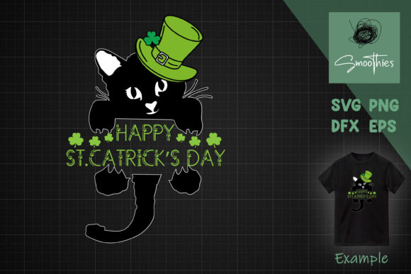 Happy St Catricks Day Cat Embroidery Review