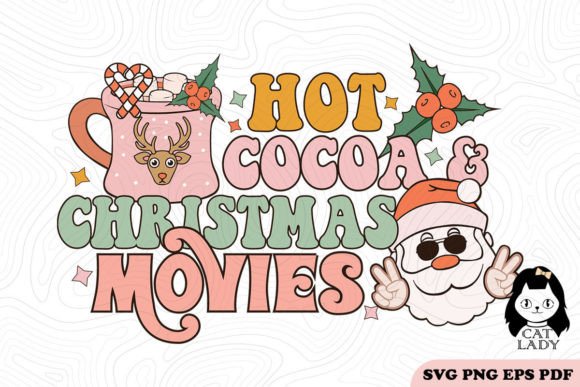 Hot Cocoa Christmas Movies SVG PNG Review