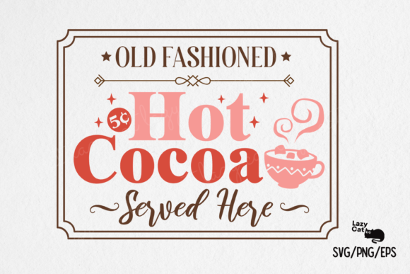 Hot Cocoa Christmas Sign SVG Review for Embroidery Projects