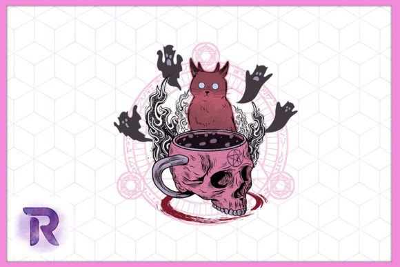Kawaii Pastel Goth Cute Demon Cat Embroidery Review