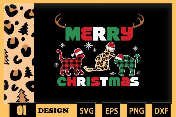 Merry Christmas Plaid Leopard Cat X-Mas Review