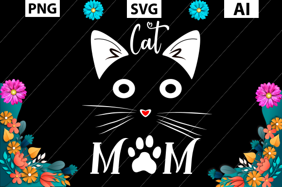 Mothers Day T-Shirt Design: CAT MOM Review