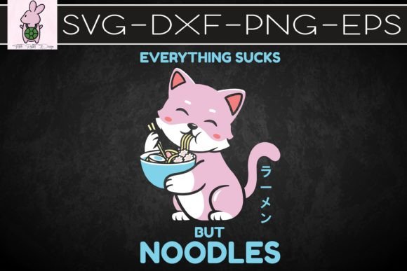 Pastel Goth Ramen Noodle Cat Anime Review