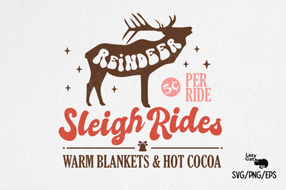 Reindeer Sleigh Ride Christmas Sign SVG Review
