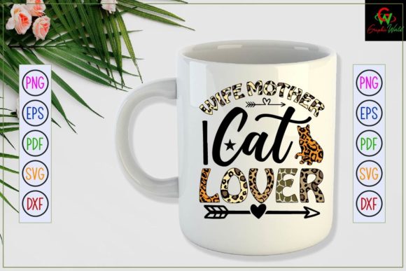 Sublimation Design WIFE MOTHER CAT LOVER Review