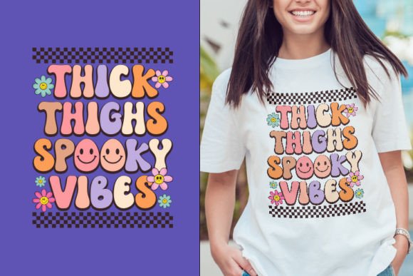 Thick Thighs Retro Halloween Svg Design Review